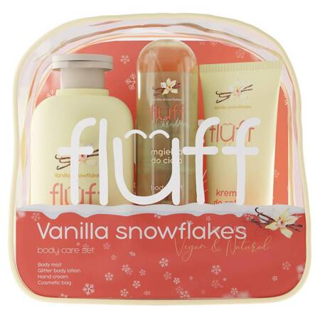 Fluff Vanilla Snowflakes balsam 200ml + mgiełka 80ml + krem do rąk 50ml