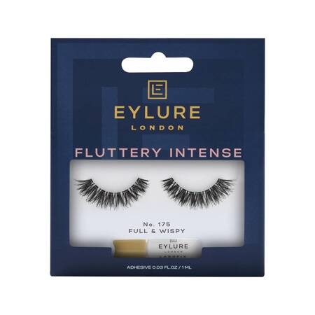 Fluttery Intense Lashes sztuczne rzęsy z klejem efekt podwójnej objętości No. 175