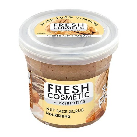 Fresh Cosmetic + Prebiotics Nourishing Nut Face Scrub odżywczo-regenerujący orzechowy peeling do twarzy 50ml