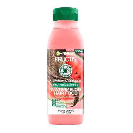 Fructis Watermelon Hair Food Shampoo rewitalizujący szampon do włosów cienkich 350ml