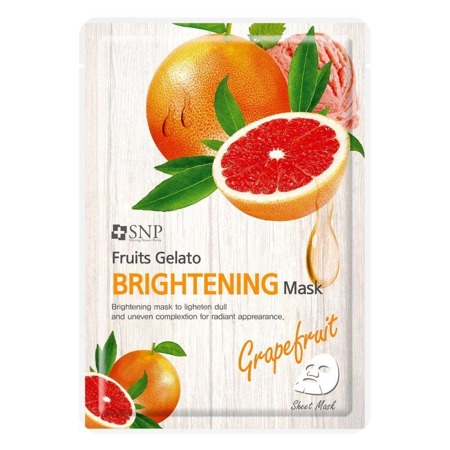 Fruits Gelato Brightening Mask rozjaśniająca maska w płachcie z ekstraktem z grejpfruta 25ml