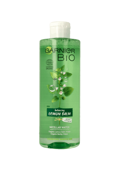 GARNIER Bio Micellar Water Lemon Balm płyn micelarny z melisą lekarską 400ml