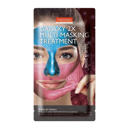 Galaxy 2x Multi-Masking Treatment maseczka balansująco - uelastyczniająca Blue & Pink 12g