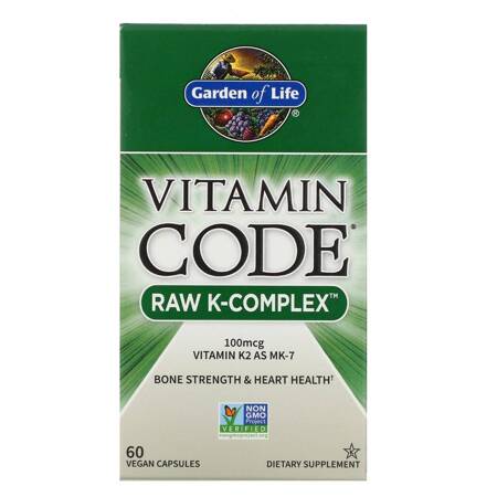 Garden of Life Vitamin Code RAW K-Complex 60 kapsułek