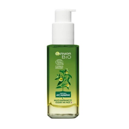 Garnier Bio Reparing Hemp Oil multi-naprawczy olejek do twarzy na noc 30ml