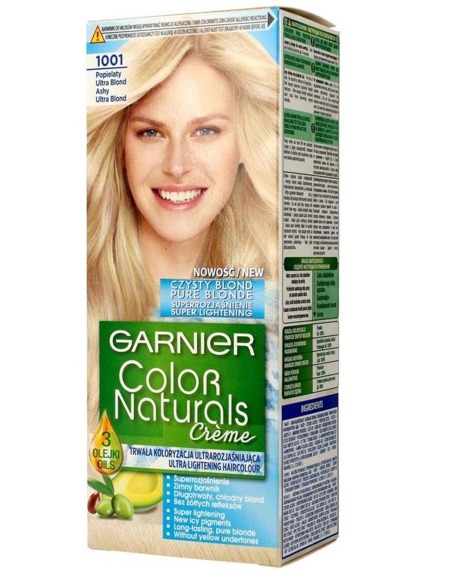 Garnier Color Naturals Creme 1001 Popielaty Ultra Blond