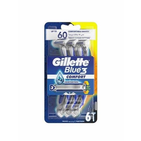 Gillette Blue 3 Comfort jednorazowe maszynki do golenia 6szt