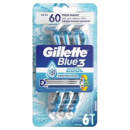 Gillette Blue3 Cool maszynki do golenia 6szt