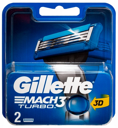 Gillette Mach 3 Turbo Wkład 2szt