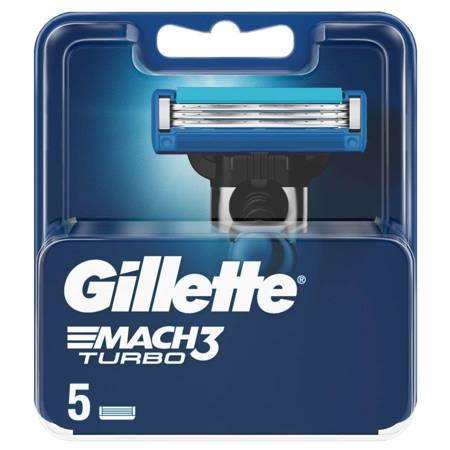 Gillette Mach3 Turbo ostrza wymienne 5szt