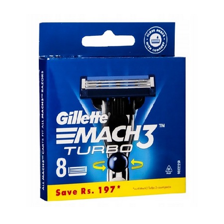 Gillette Mach3 Turbo ostrza wymienne 8szt