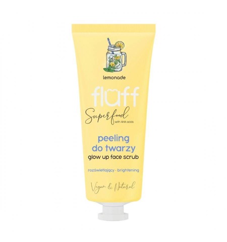 Glow Up Face Scrub rozświetlający peeling do twarzy Lemoniada 75ml