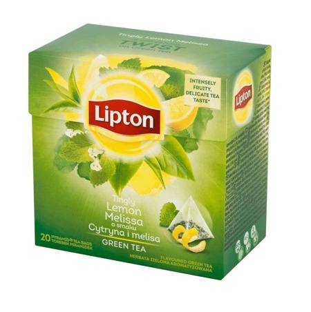 Green Tea herbata zielona Cytryna i Melisa 20 torebek 32g