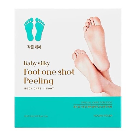 HOLIKA HOLIKA Baby Silky Foot One Shot Peeling złuszczający peeling do stóp w formie skarpet 2x20ml