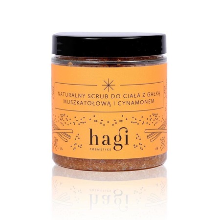 Hagi Naturalny scrub do ciała z gałką muszkatołową i cynamonem 300g