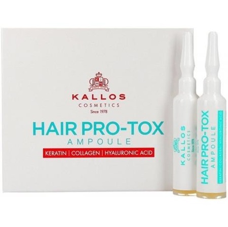 Hair Pro-Tox Hair Ampule ampułki do włosów z keratyną kolagenem i kwasem hialuronowym 10x10ml