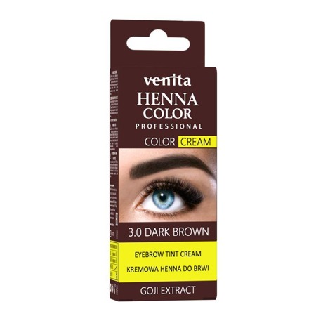 Henna Color Cream henna do brwi i rzęs w kremie 3.0 Dark Brown 30g