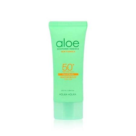 Holika Holika Aloe Soothing Essence Waterproof Sun Cream SPF50+ krem przeciwsłoneczny do twarzy i ciała 100ml