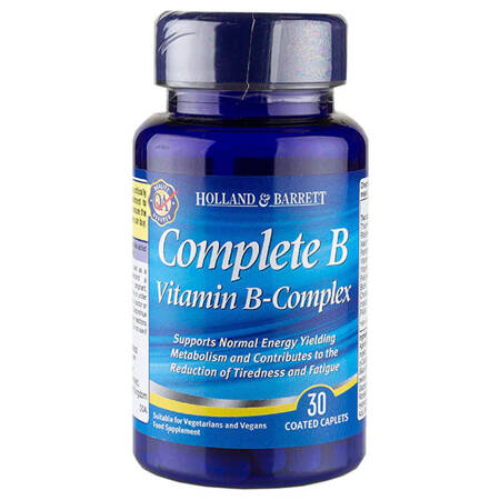 Holland &amp; Barrett Complete B witamina B kompleks 30 tabletek