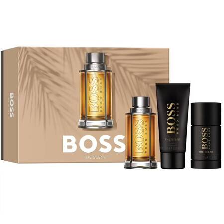 Hugo Boss The Scent For Man edt 100ml + żel pod prysznic 100ml + sztyft 75ml