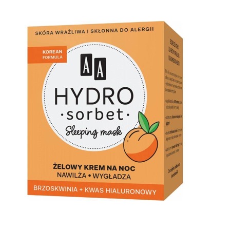 Hydro Sorbet Korean Formula Sleeping Mask żelowy krem na noc 50ml