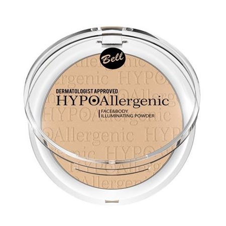 HypoAllergenic Face&Body Illuminating Powder hypoalergiczny rozświetlacz do twarzy i ciała 02 6g