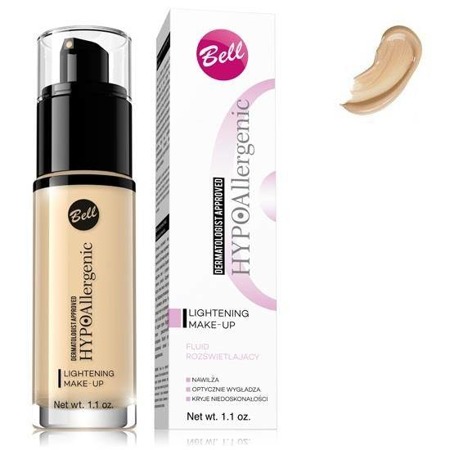 HypoAllergenic Lightening Make-Up hypoalergiczny fluid rozświetlający 03 Sunny Beige 30g