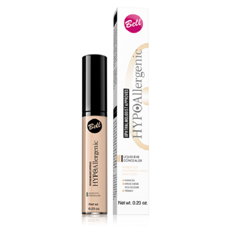 HypoAllergenic Liquid Eye Concealer hypoalergiczny korektor rozświetlający pod oczy 02 Medium 6,5g