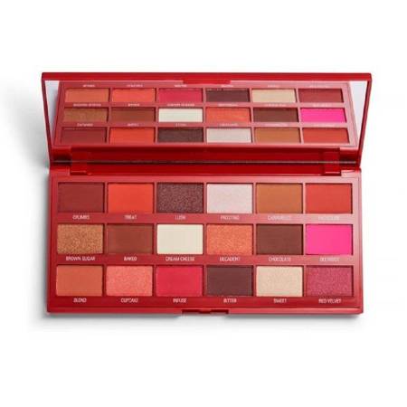 I Heart Revolution Chocolate Eyeshadow Palette paleta cieni do powiek Red Velvet 18g