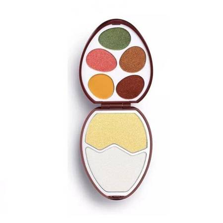 I Heart Revolution Easter Egg Face And Shadow Palette paleta cieni i rozświetlaczy Chocolate 6.7g