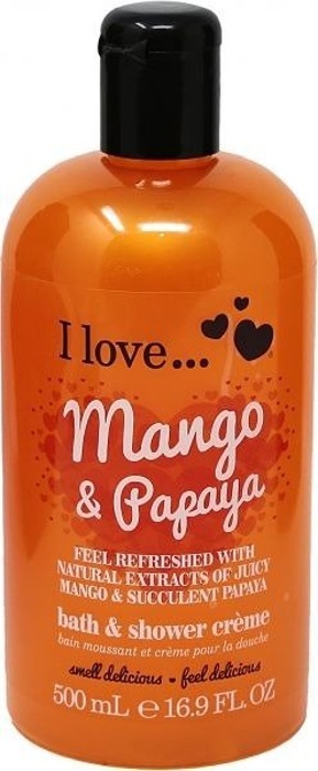 I LOVE Bath & Shower Creme Mango & Papaya 500ml