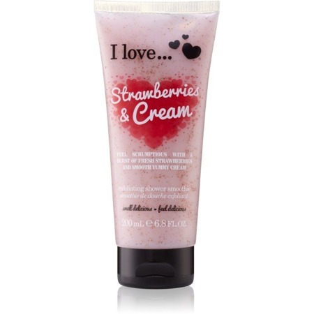 I LOVE Exfoliating Shower Smoothie Strawberries & Cream 200ml