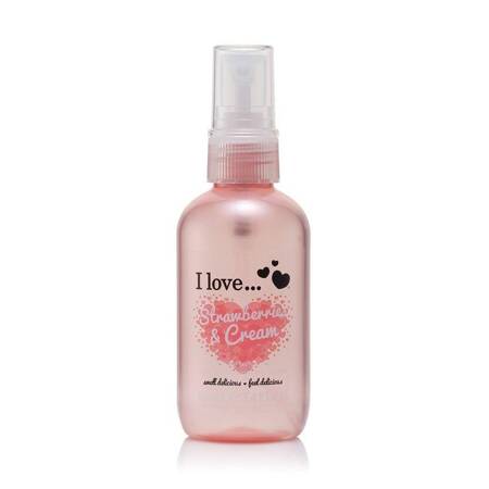 I love Refreshing Body Spritzer odświeżająca mgiełka do ciała Strawberries & Cream 100ml