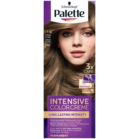 Intensive Color Creme farba do włosów w kremie N6 Middle Blond