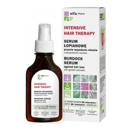 Intensive Hair Therapy Burdock Serum serum łopianowe do włosów przeciw wypadaniu z aktywatorem wzrostu 100ml