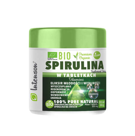 Intenson Spirulina BIO 200 tabletek