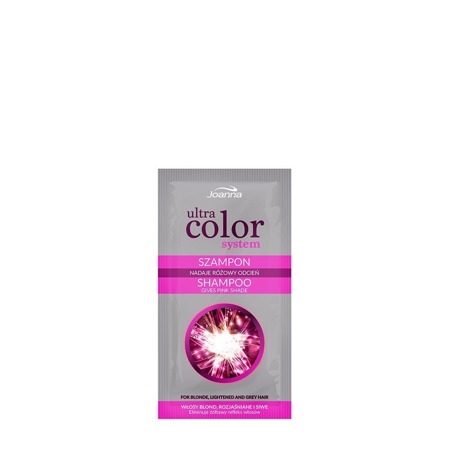 JOANNA Ultra Color System Shampoo Gives Pink Shade 5x20ml