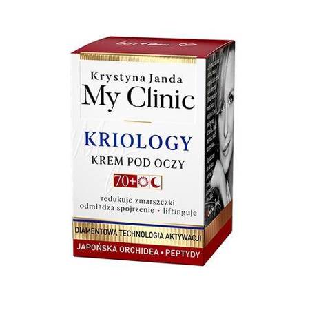 Janda My Clinic Kriology krem pod oczy 70+ Japońska Orchidea & Peptydy 15ml