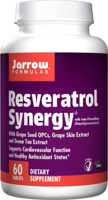 Jarrow Formulas Resveratrol Synergy 60 tabletek