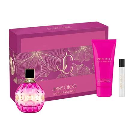 Jimmy Choo Rose Passion edp 100ml + miniatura edp 7.5ml + balsam do ciała 100ml