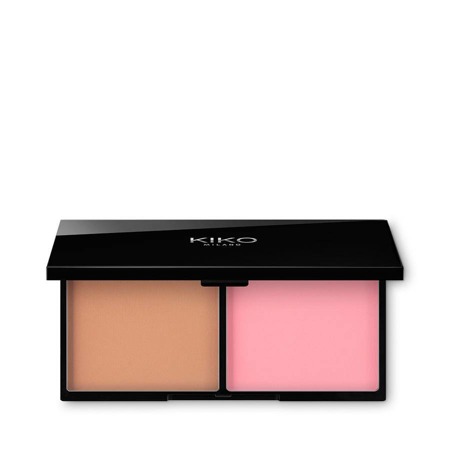 KIKO MILANO Smart Blush And Bronzer Palette 01 Cinnamon And Tea Rose 12g