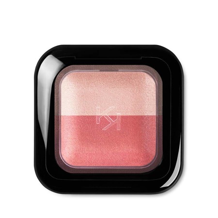 KIKO Milano Bright Duo Baked Eyeshadow 01 Pearly Pink - Satin Coral 2.5g