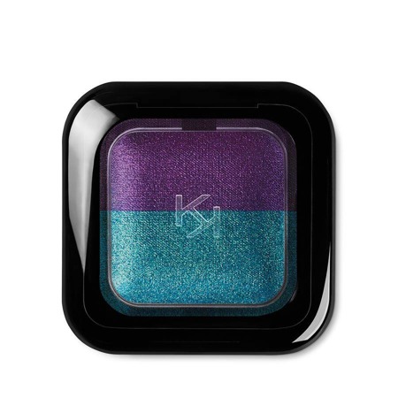 KIKO Milano Bright Duo Baked Eyeshadow 09 Pearly Emerald - Metallic Violet 2.5g