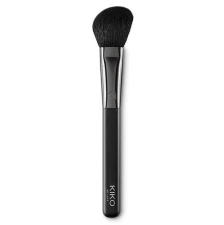 KIKO Milano Face 10 Blush Brush ukośnie ścięty pędzel do różów pudrów brązujących i rozświetlaczy