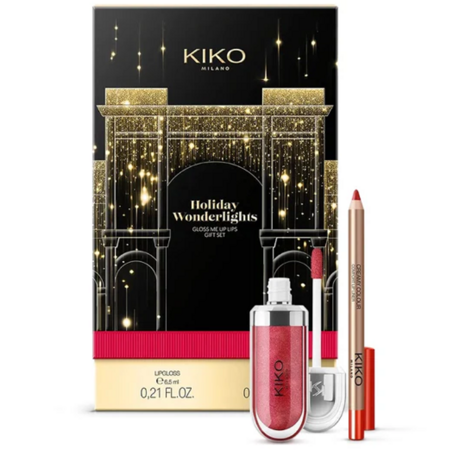 KIKO Milano Holiday Wonderlights Gloss Me Up Lips Gift zestaw 03 Red Smile