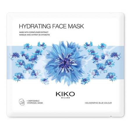 KIKO Milano Hydrating Face Mask maska do twarzy z wyciągiem z bławatka