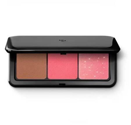 KIKO Milano Multi Finish Trio Blush & Bronzer Palette 03 Pink