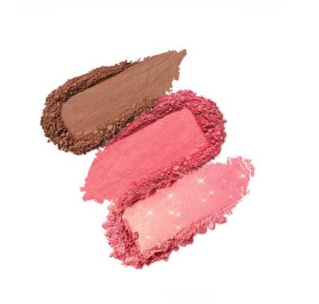 KIKO Milano Multi Finish Trio Blush & Bronzer Palette 03 Pink