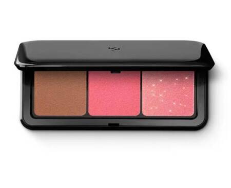 KIKO Milano Multi Finish Trio Blush & Bronzer Palette paleta do twarzy 03 Pink