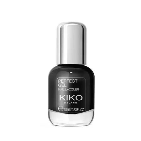 KIKO Milano Perfect Gel Nail Lacquer lakier do paznokci z efektem żelu 122 Black 10ml